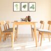 Set bàn ăn gỗ tự nhiên BA780TN
