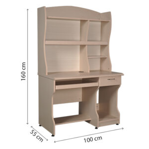 Bàn liền giá sách gỗ Laminate NTB01